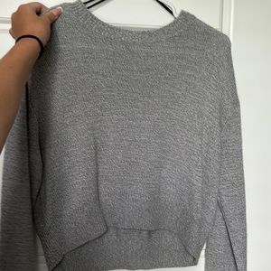 grey sweater